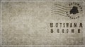 Botswana Serowe Vintage Mail Envelope Royalty Free Stock Photo