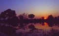 Botswana: sunset cruise through the Okavango Delta