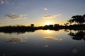 Botswana: sunset in the Okavango Delta