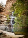 Botswana Waterfall Royalty Free Stock Photo