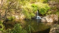 Botswana Waterfall Royalty Free Stock Photo