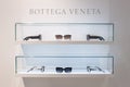 Bottega Veneta glasses on display at Mido 2014 in Milan, Italy Royalty Free Stock Photo