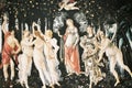 Botticelli La Primavera,painting Royalty Free Stock Photo