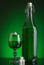 Bottle of absinthe