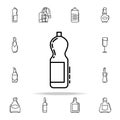 bottle of alcohol dusk icon. Drinks & Beverages icons universal set for web and mobile Royalty Free Stock Photo