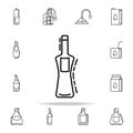 bottle of alcohol dusk icon. Drinks & Beverages icons universal set for web and mobile Royalty Free Stock Photo