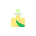 Bottle aloe vera icon. Simple color vector elements of healing plant icons for ui and ux, website or mobile application