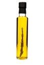 Bottle of aromatic olive oil.