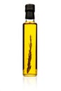 Bottle of aromatic olive oil.