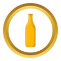 Bottle of beer vector icon