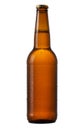 Bottle of beer on white background