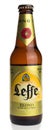 Bottle of Belgian Leffe Blond beer Royalty Free Stock Photo