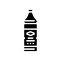 bottle bleach glyph icon vector illustration Royalty Free Stock Photo