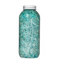 Bottle blue with salt for bath