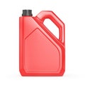 Bottle of car maintenance products on a white background. Oil, detergents and lubricants.