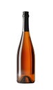 Bottle of champagne isolated Royalty Free Stock Photo
