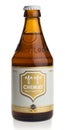 Bottle of Chimay White Tripel beer Royalty Free Stock Photo