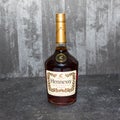 Bottle of Cognac on isolated background