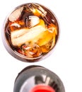 A Bottle of Cola Drink With Ice II Royalty Free Stock Photo