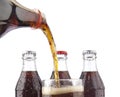 bottle of cola soda isolated