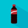 Bottle of cola soda vector.