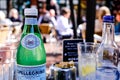 Bottle Of Cold Chilled Pellegrino Sparkling Mineral Water