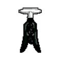 bottle corkscrew wine game pixel art vector illustration