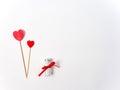 Valentine day and Vaccination concept Royalty Free Stock Photo