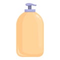 Bottle dispenser icon cartoon vector. Soap wash liquid