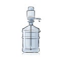 Bottle with distilled water, sketch for your