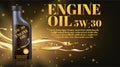 Bottle engine oil