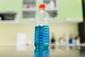 Bottle with ethyl alcohol Royalty Free Stock Photo