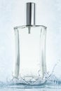 Bottle Fragance lotion glass Royalty Free Stock Photo