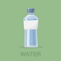 Bottle of fresh cold water. Mineral drink Royalty Free Stock Photo