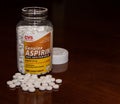 Bottle of Generic Aspirin