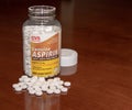 Bottle of Generic Aspirin