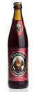 Bottle of German Franziskaner Dunkel wheat beer Royalty Free Stock Photo