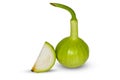 Bottle gourd, Calabash gourd isolated on white background Royalty Free Stock Photo