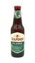 Bottle of Gulpener Pilsener beer. Royalty Free Stock Photo