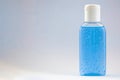 A bottle of hand sanitizer gel