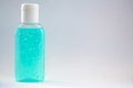 A bottle of hand sanitizer gel