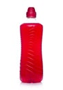Bottle of hydro sport energy drink on white