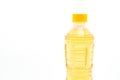 bottle of ice tea and green tea on white background Royalty Free Stock Photo
