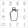 bottle icon. Bottle icons universal set for web and mobile Royalty Free Stock Photo