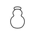 Bottle icon vector illustration sign. perfume. potion symbol or logo.