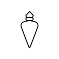 Bottle icon vector illustration sign. perfume. potion symbol or logo.