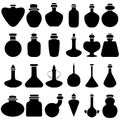 Bottle icon vector illustration sign. perfume. potion symbol or logo.