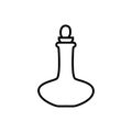 Bottle icon vector illustration sign. perfume. potion symbol or logo.