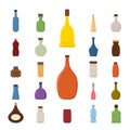 Bottle icons Royalty Free Stock Photo