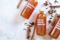 Bottle of Indian masala Kombucha Heathy probiotic drink